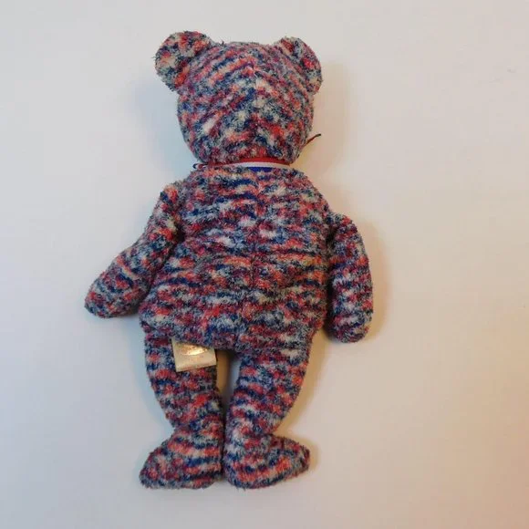 Ty U.S.A. Bear 8" Plush 2000 Stuffed Animal - Picture 6 of 7